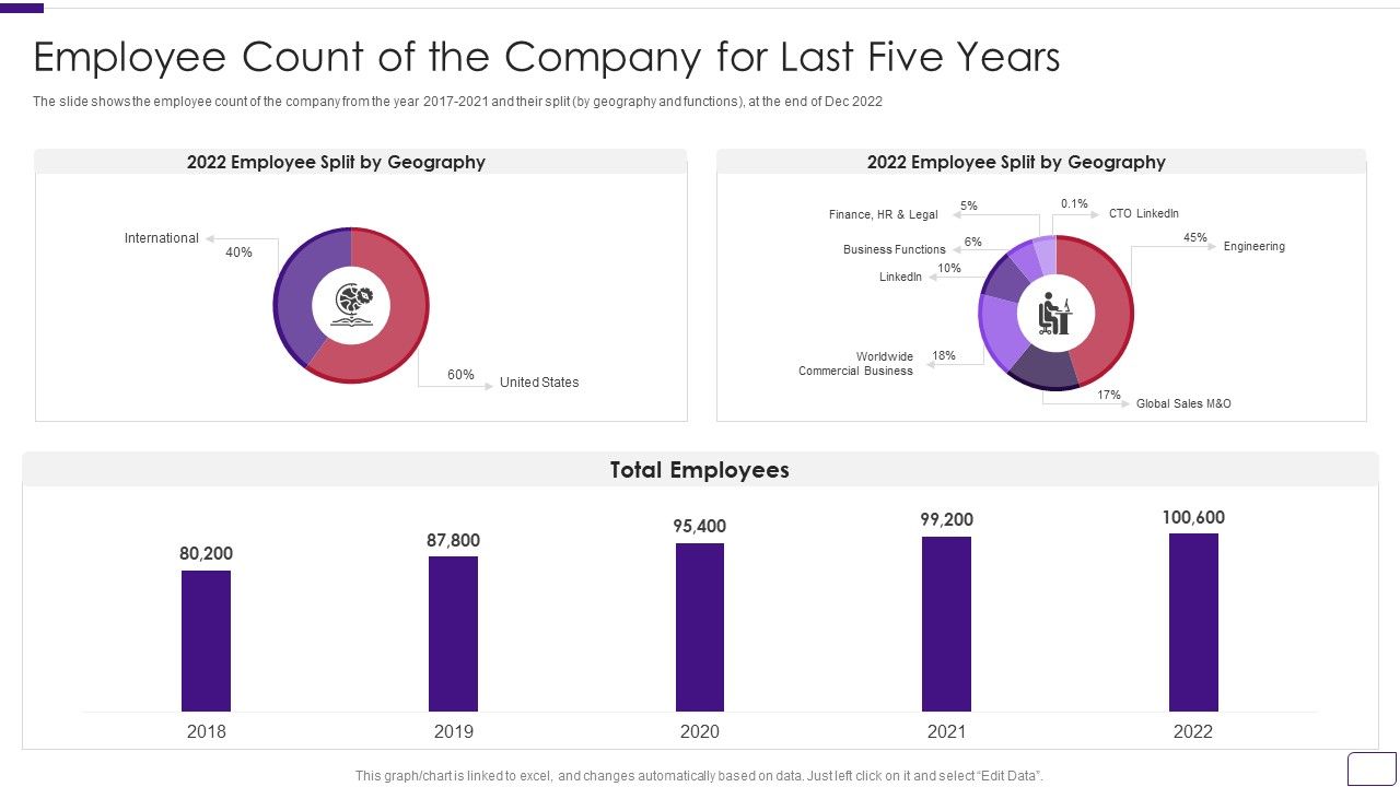 Business Overview Of A Technology Firm Employee Count Of The Company