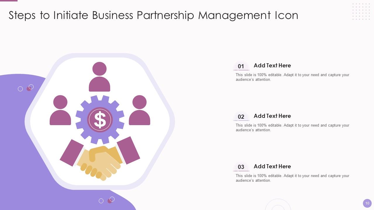 Business Partnership Management Ppt PowerPoint Presentation Complete With Slides Slide10