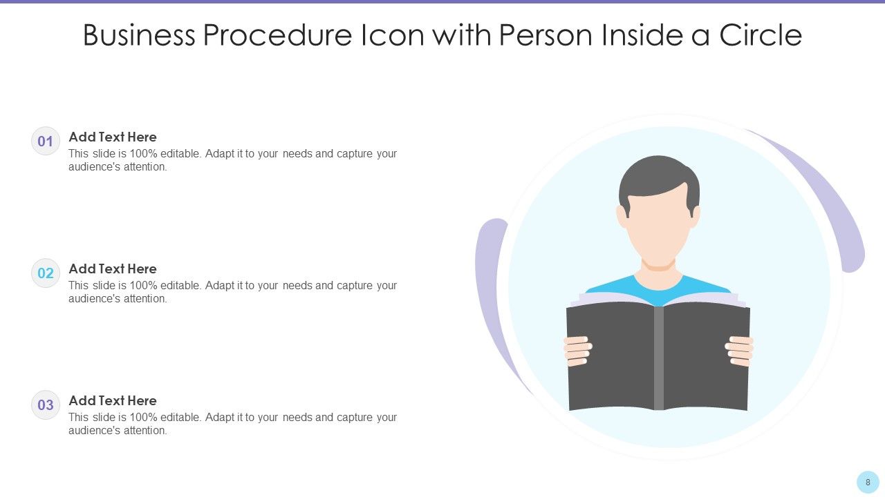 Business Procedure Icon Ppt PowerPoint Presentation Complete With Slides Slide08