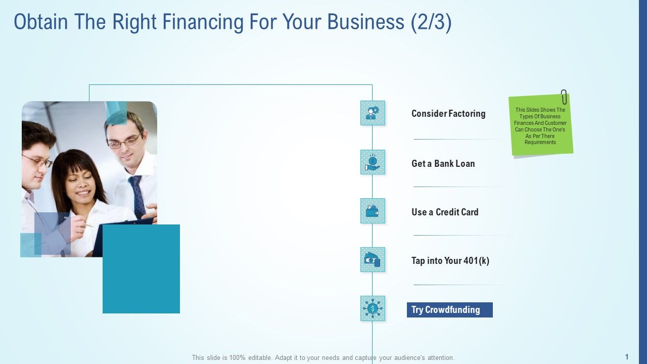 Business_Strategy_Development_Process_Obtain_The_Right_Financing_For_Your_Business_Icon_Summary_PDF_Slide_1.jpg