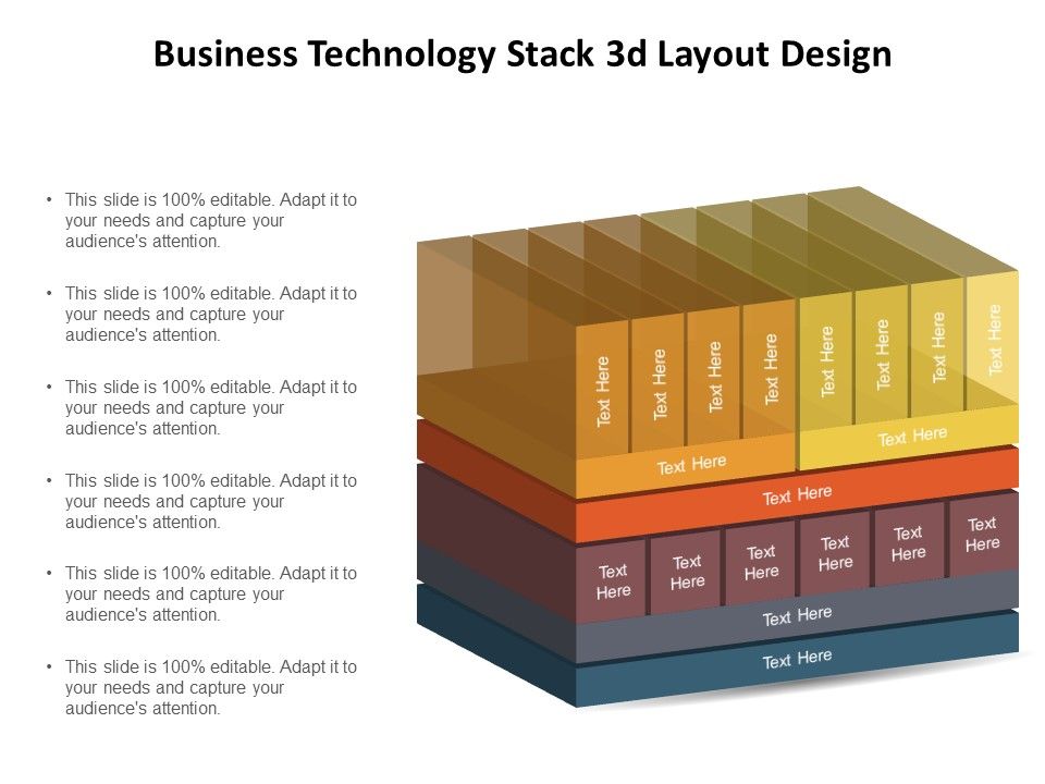 Business Technology Stack 3D Layout Design Ppt PowerPoint Presentation ...