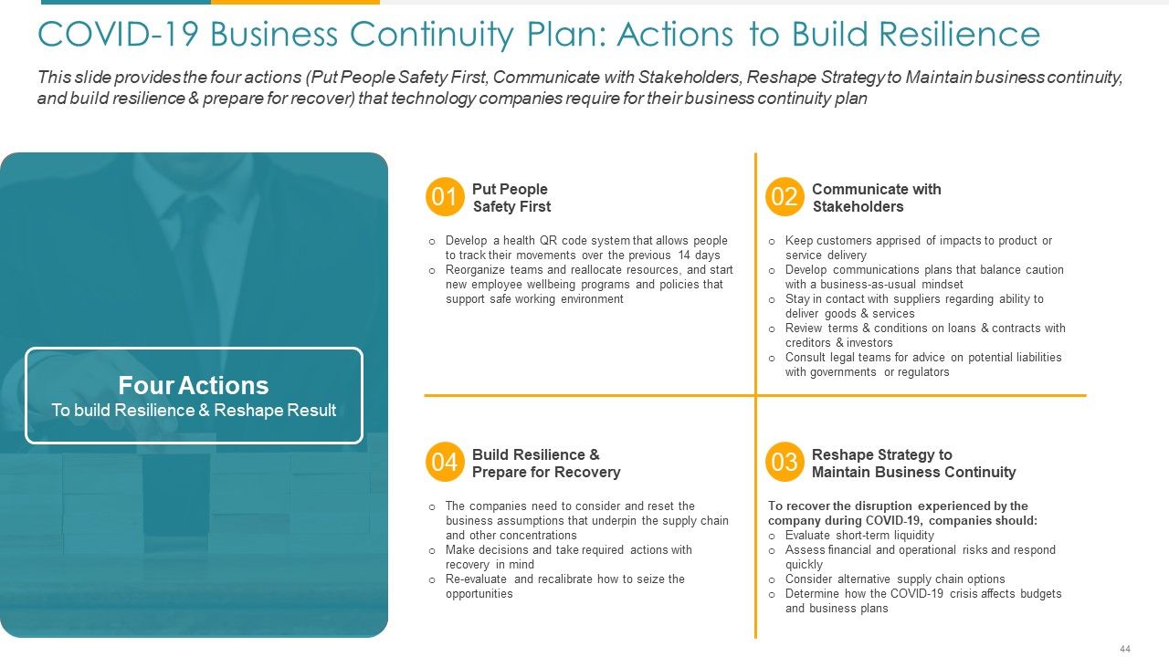 COVID Business Survive Adapt And Post Recovery For Tech Industry Ppt PowerPoint Presentation Complete Deck With Slides Slide44