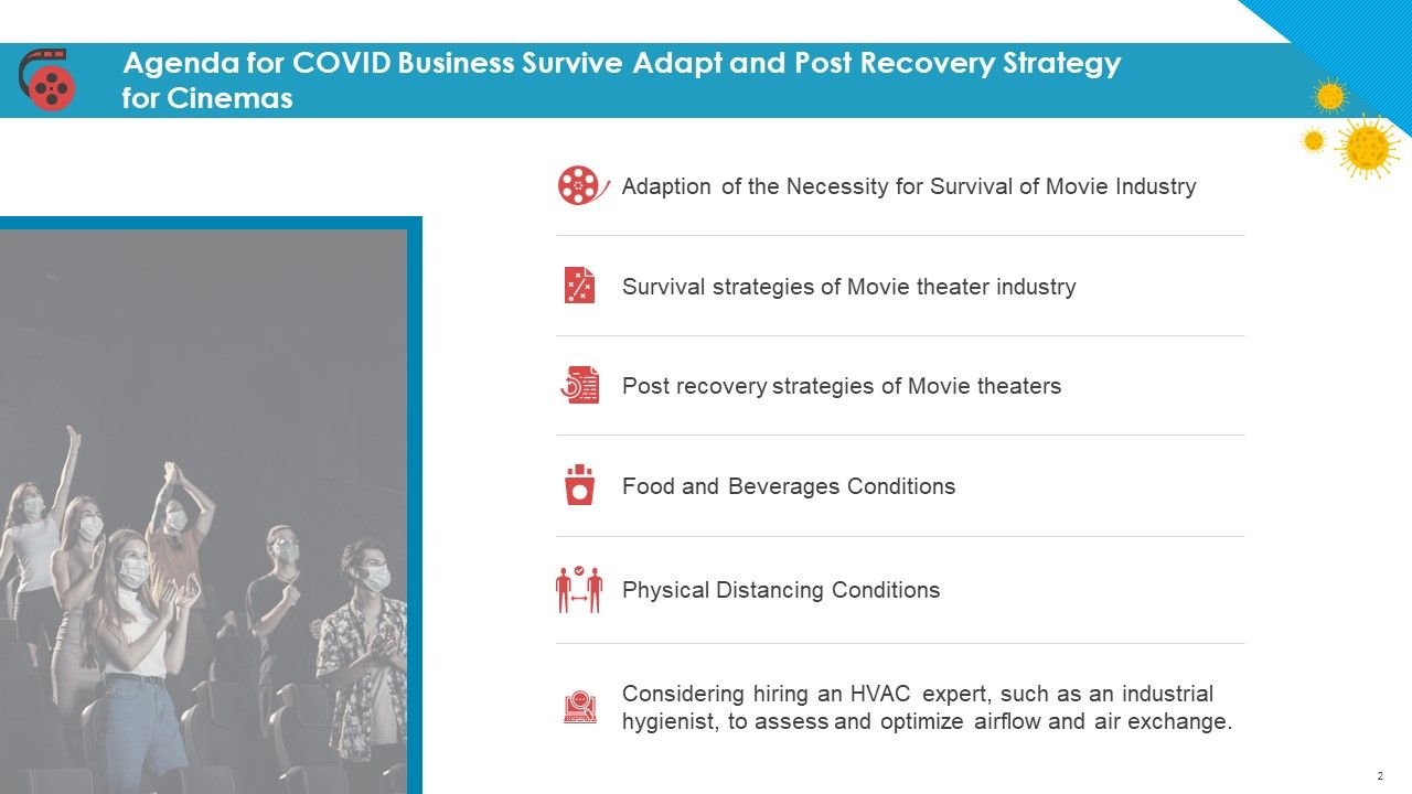 COVID Business Survive Adapt And Post Recovery Strategy For Cinemas Ppt PowerPoint Presentation Complete Deck With Slides Slide02