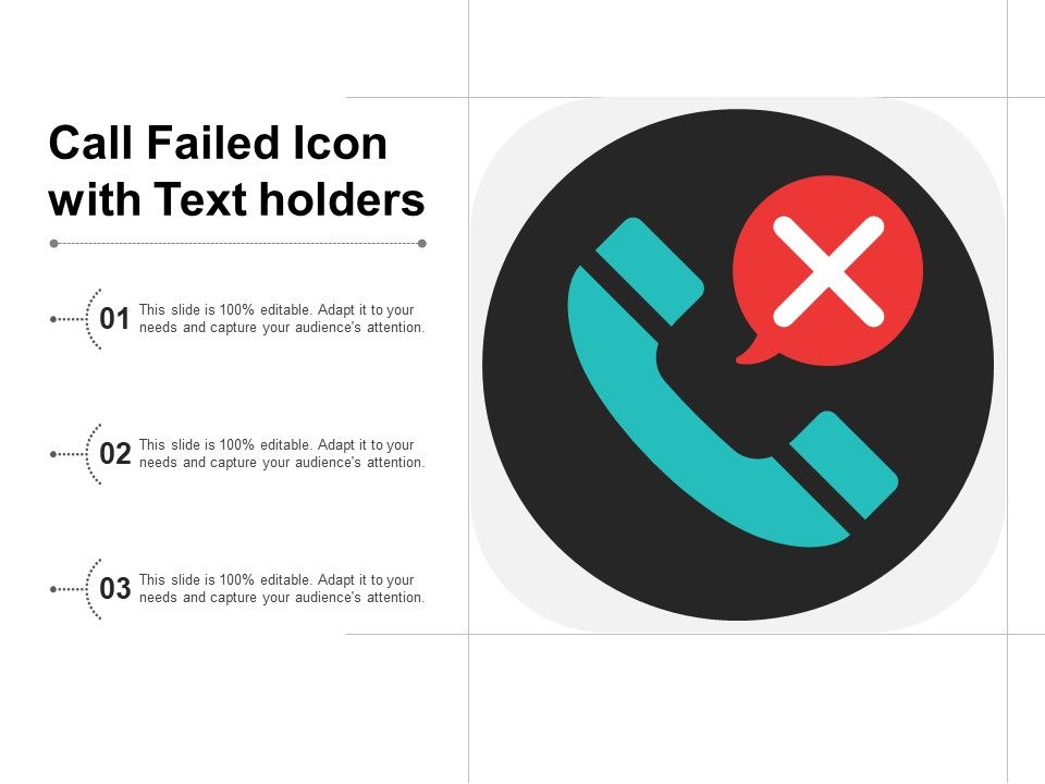 Call_Failed_Icon_With_Text_Holders_Ppt_PowerPoint_Presentation_File_Introduction_Slide_1.jpg