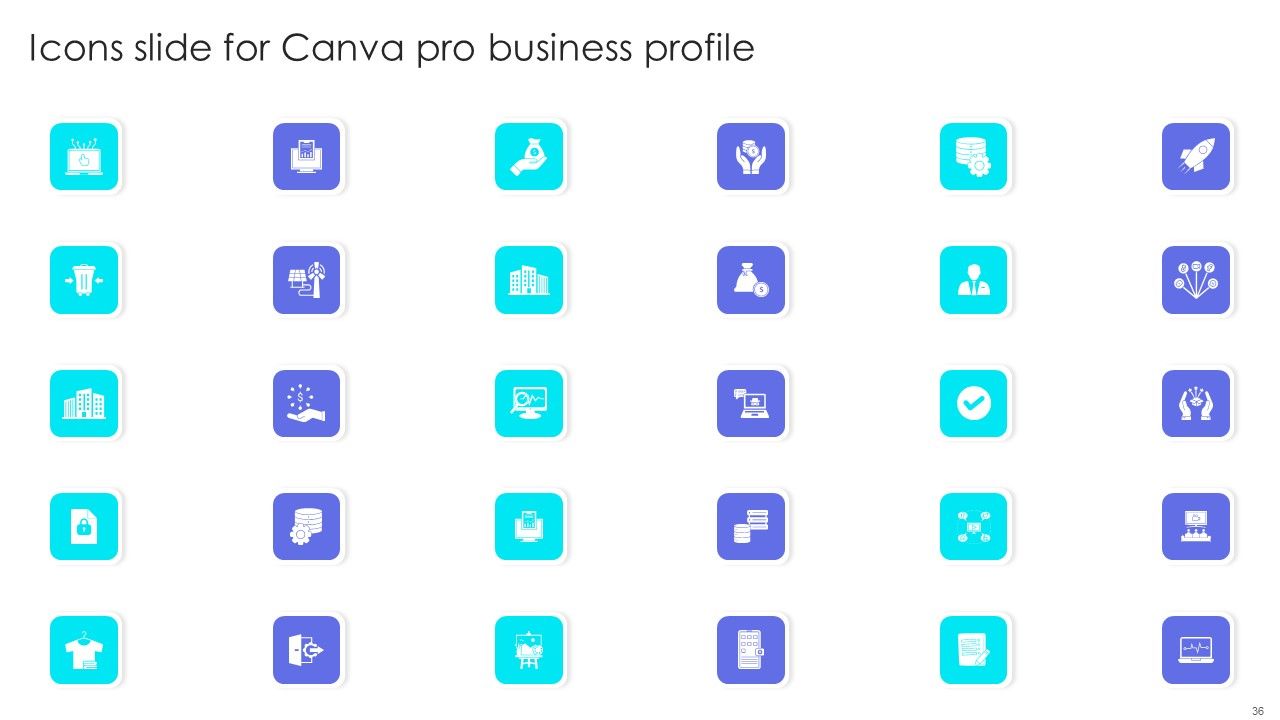 Canva Pro Business Profile Ppt PowerPoint Presentation Complete With Slides Slide36