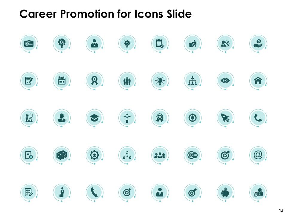 Career Promotion Ppt PowerPoint Presentation Complete Deck With Slides Slide12