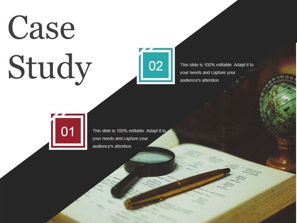 Case Study Template 2 Ppt PowerPoint Presentation Inspiration Mockup