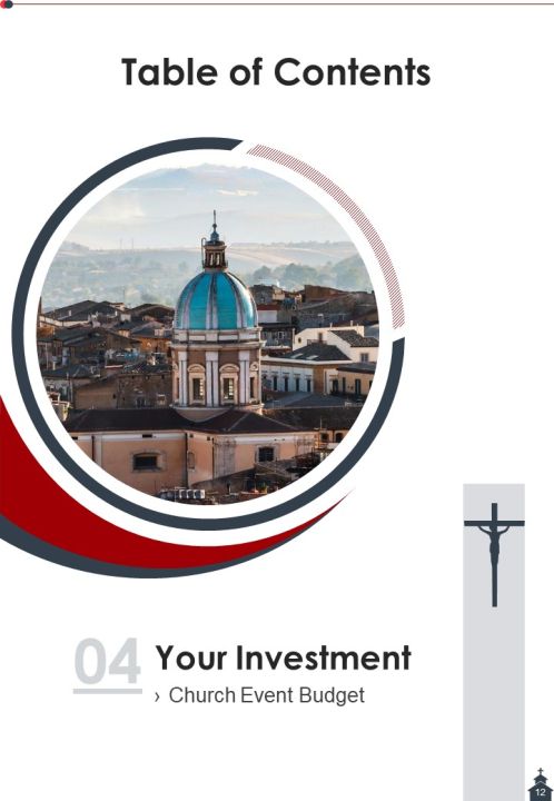 Cathedral Congregation Proposal Example Document Report Doc Pdf Ppt Slide12