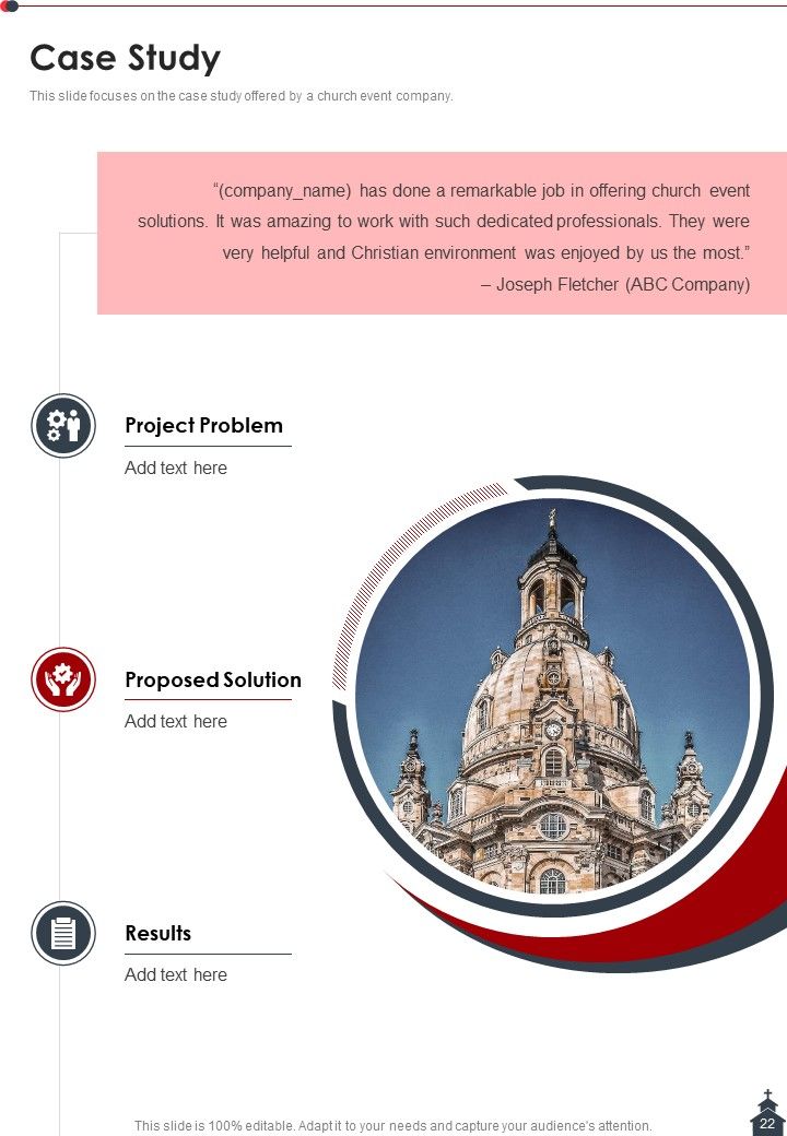 Cathedral Congregation Proposal Example Document Report Doc Pdf Ppt Slide22