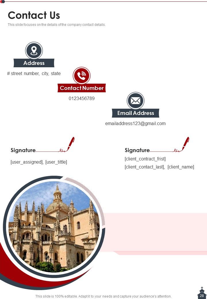 Cathedral Congregation Proposal Example Document Report Doc Pdf Ppt Slide28