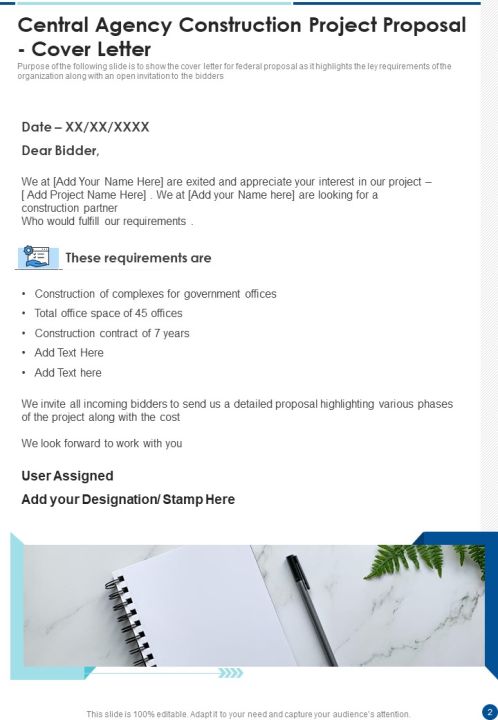 Central Agency Construction Project Proposal Example Document Report Doc Pdf Ppt Slide02