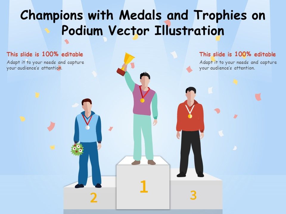 Champions_With_Medals_And_Trophies_On_Podium_Vector_Illustration_Ppt_PowerPoint_Presentation_Icon_Outline_PDF_Slide_1.jpg