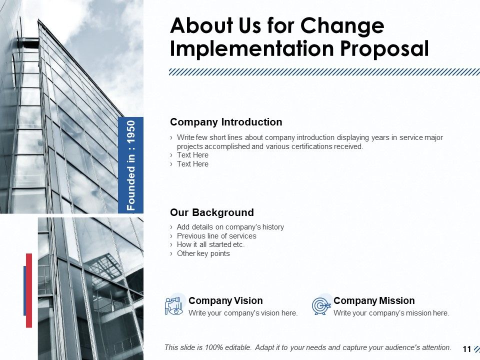 Change Implementation Proposal Ppt PowerPoint Presentation Complete Deck With Slides Slide11
