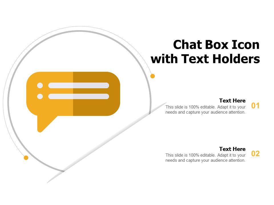 Chat_Box_Icon_With_Text_Holders_Ppt_PowerPoint_Presentation_Pictures_Files_Slide_1.jpg