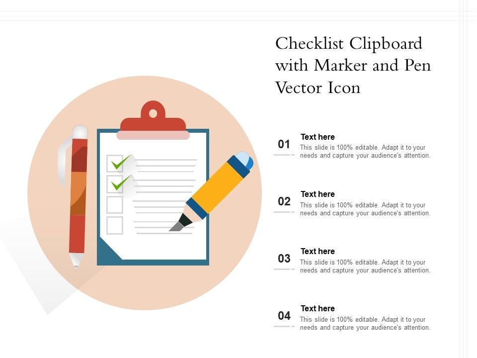Checklist_Clipboard_With_Marker_And_Pen_Vector_Icon_Ppt_PowerPoint_Presentation_File_Graphics_Download_PDF_Slide_1.jpg
