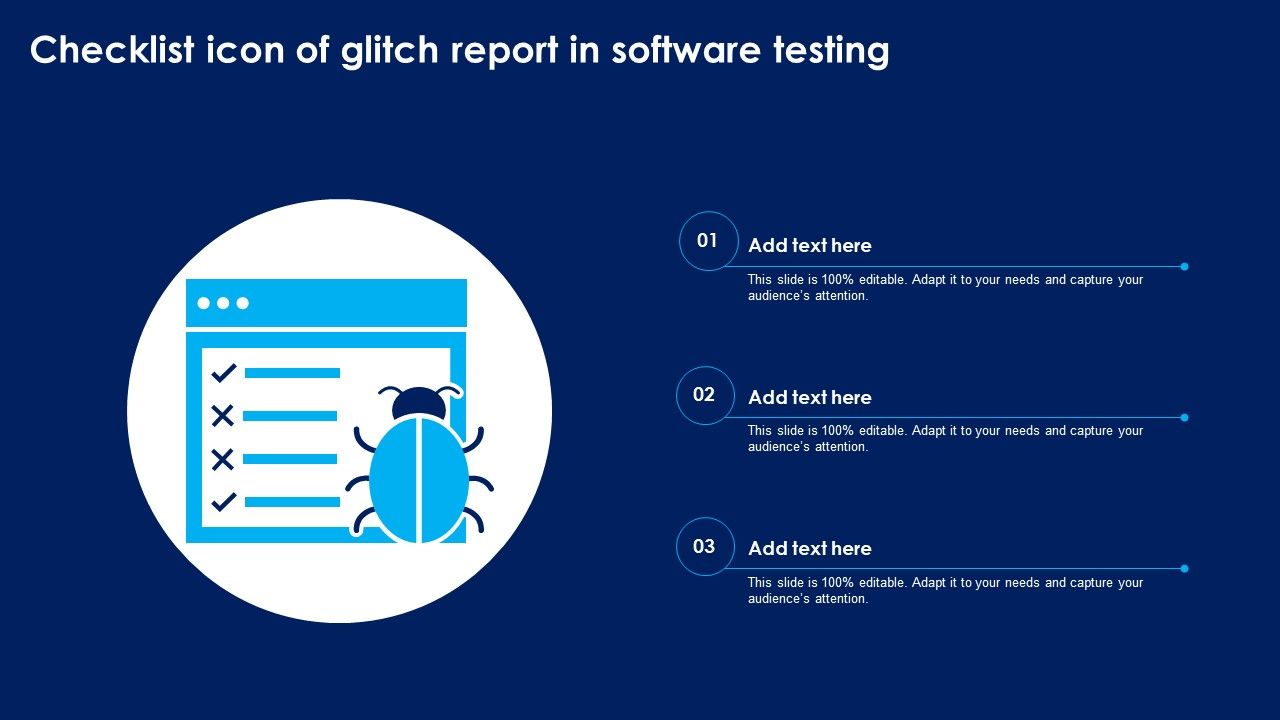 Checklist_Icon_Of_Glitch_Report_In_Software_Testing_Information_PDF_Slide_1.jpg