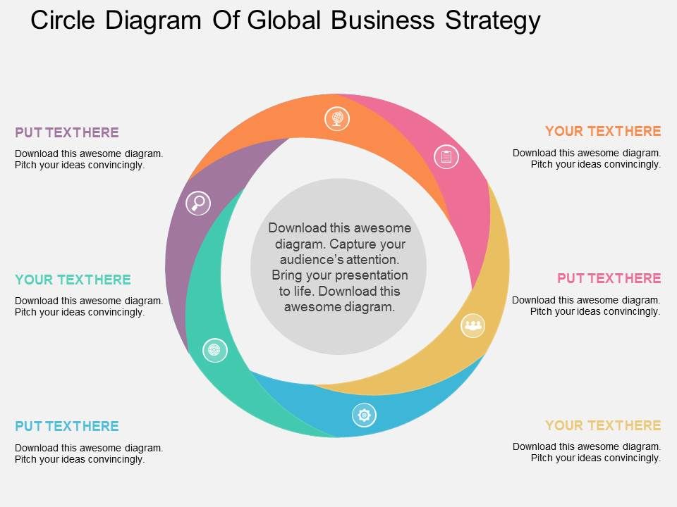 Circle Diagram Of Global Business Strategy Powerpoint Template Circle Diagram Of Global Business Strategy Powerpoint Template