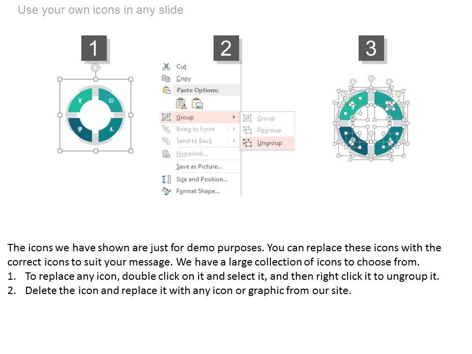Circular Diagram For Process Strategy Powerpoint Template Slide03