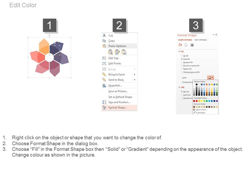 Circular Process Flow Diagram Powerpoint Slides Slide04