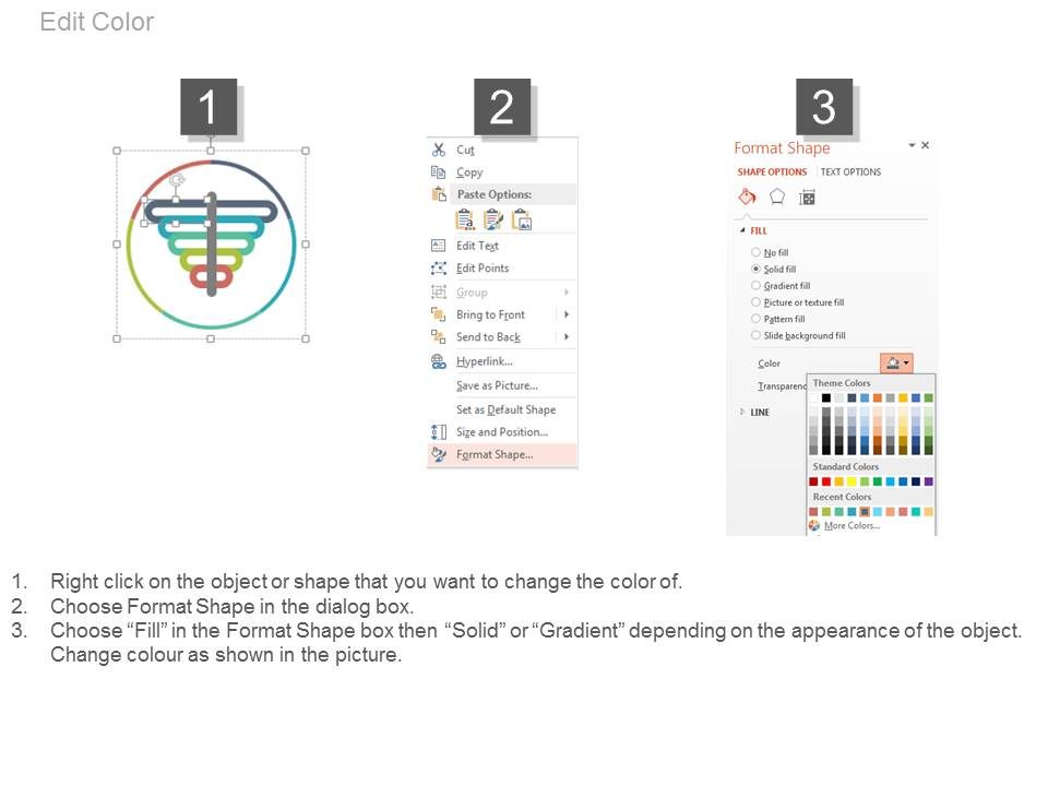 Circular Steps Butterfly Process Chart Powerpoint Template Slide03