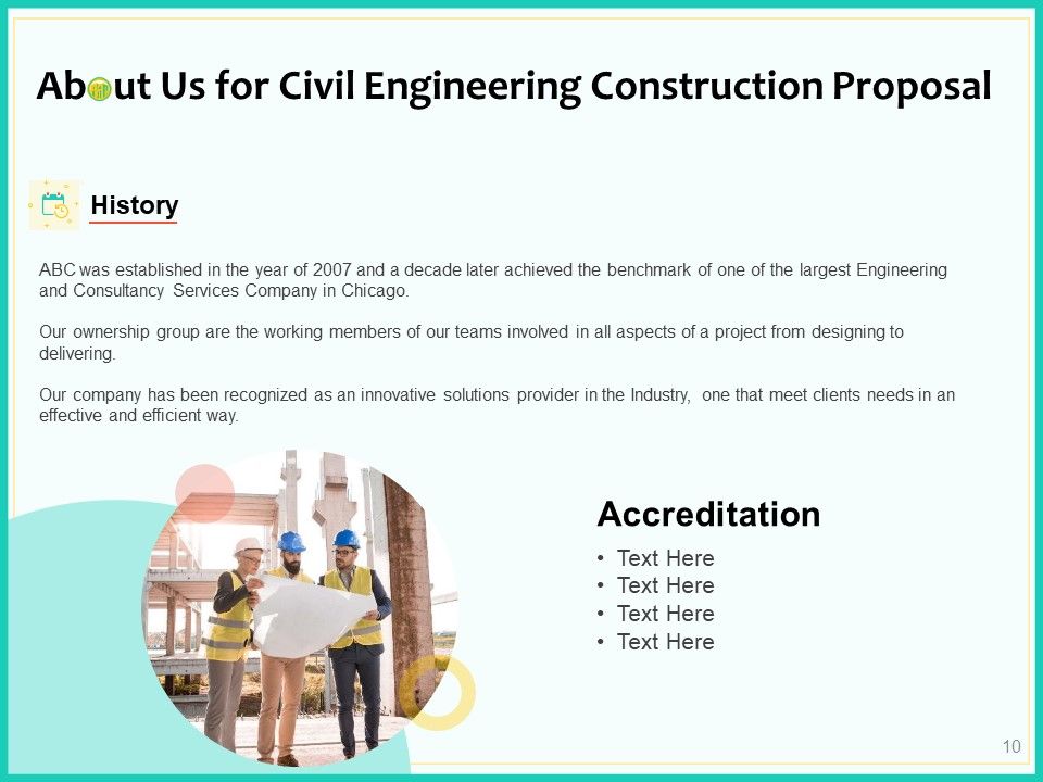 Civil Engineering Consulting Services Proposal For Construction Project Ppt PowerPoint Presentation Complete Deck With Slides Slide10