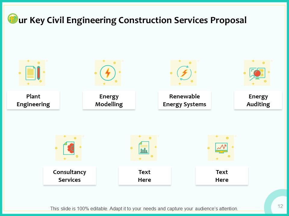 Civil Engineering Consulting Services Proposal For Construction Project Ppt PowerPoint Presentation Complete Deck With Slides Slide12