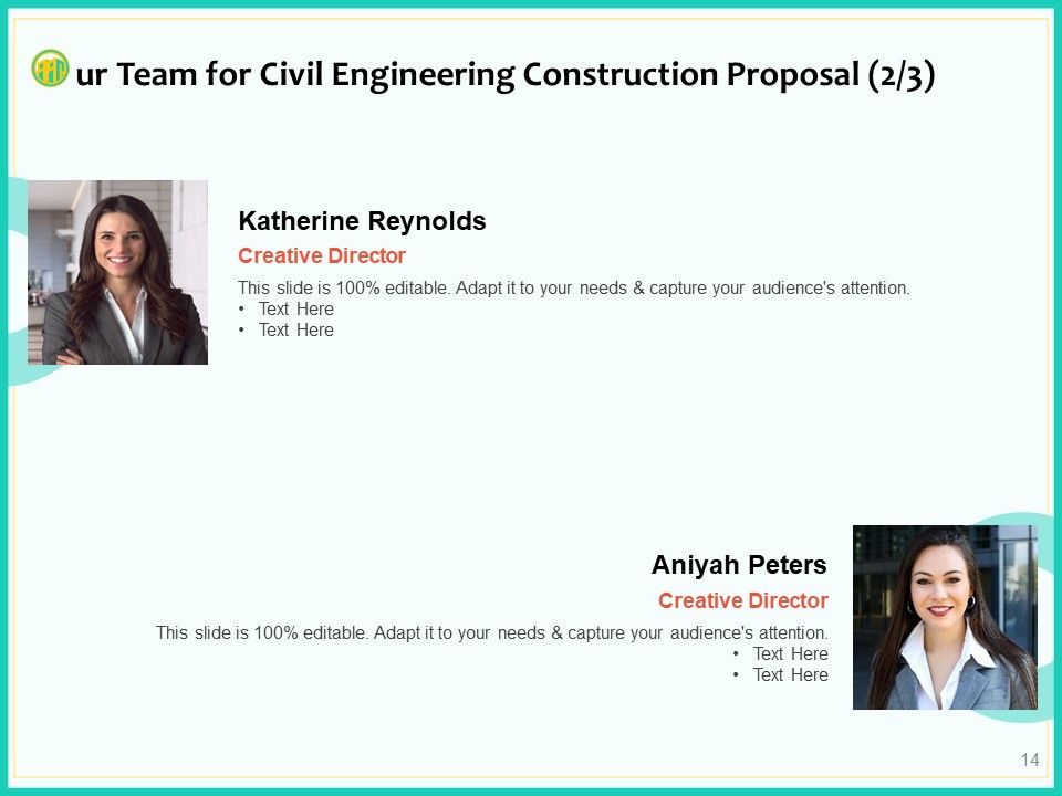 Civil Engineering Consulting Services Proposal For Construction Project Ppt PowerPoint Presentation Complete Deck With Slides Slide14