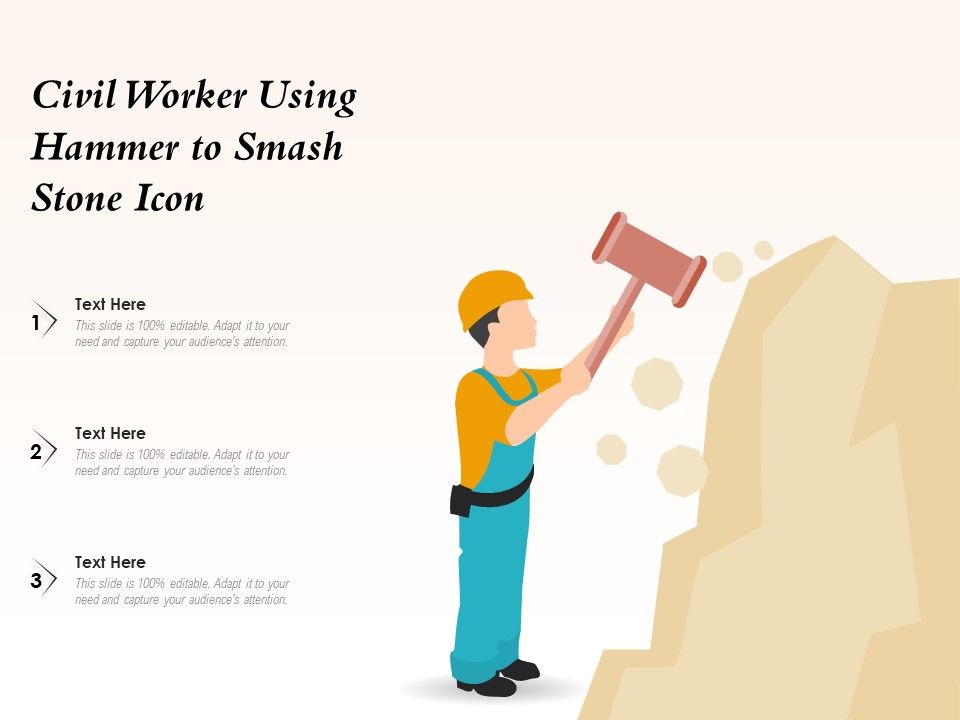 Civil_Worker_Using_Hammer_To_Smash_Stone_Icon_Ppt_PowerPoint_Presentation_Layouts_Format_PDF_Slide_1.jpg