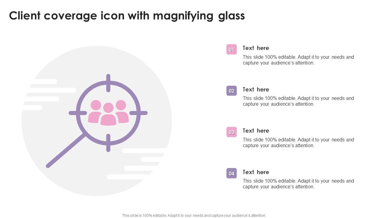 Client_Coverage_Icon_With_Magnifying_Glass_Ppt_Icon_Good_PDF_Slide_1.jpg