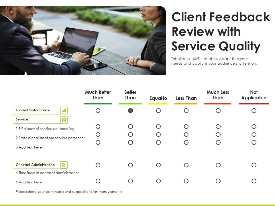 Client_Feedback_Review_With_Service_Quality_Ppt_PowerPoint_Presentation_Icon_Samples_PDF_Slide_1.jpg