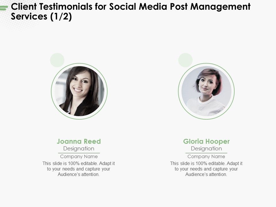 Client_Testimonials_For_Social_Media_Post_Management_Services_Marketing_Ppt_PowerPoint_Presentation_File_Icon_PDF_Slide_1.jpg