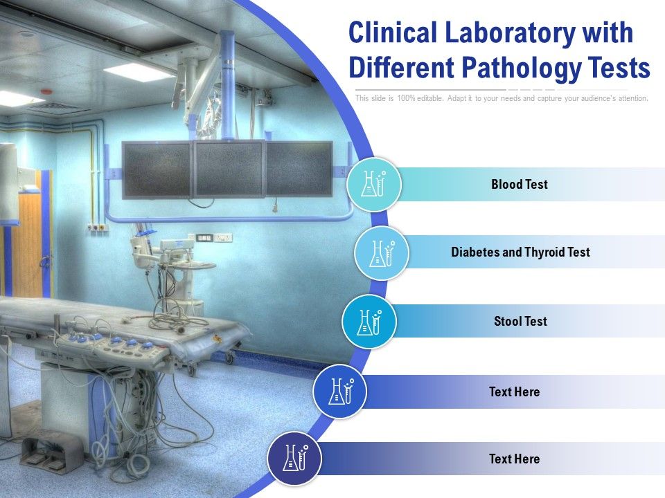 Clinical Laboratory With Different Pathology Tests Ppt PowerPoint ...