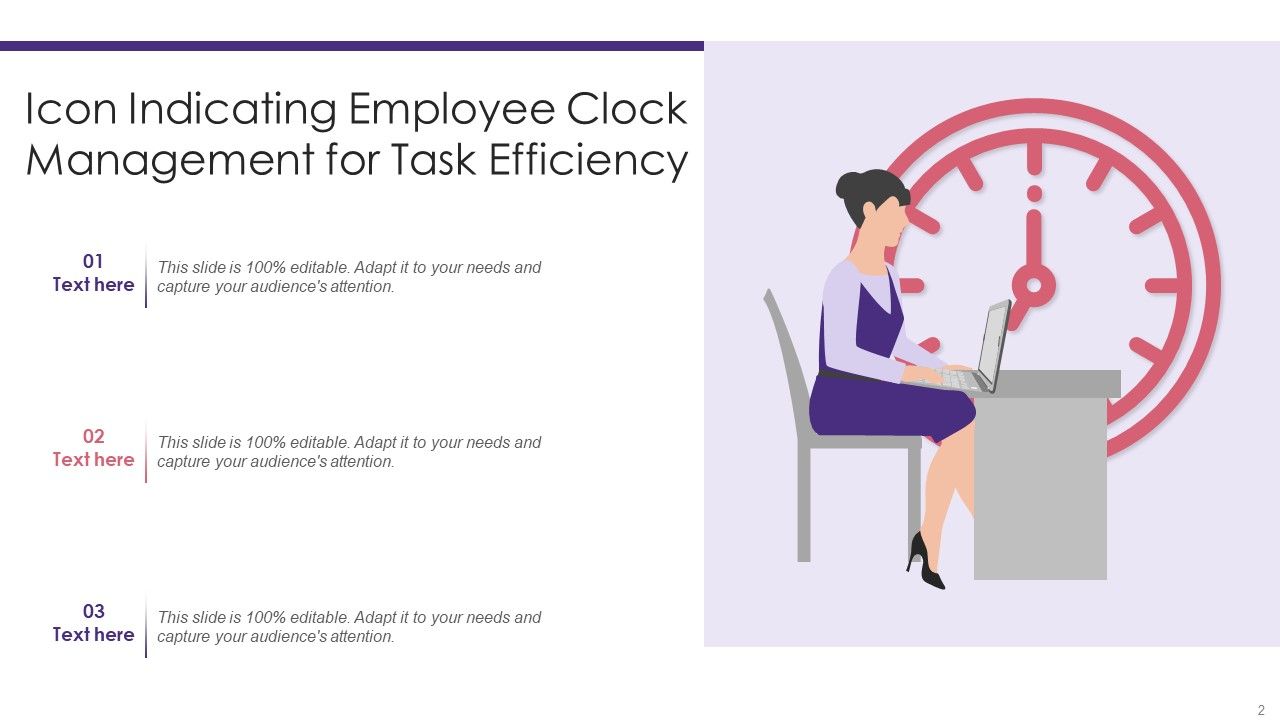 Clock Icon Ppt PowerPoint Presentation Complete Deck With Slides Slide02