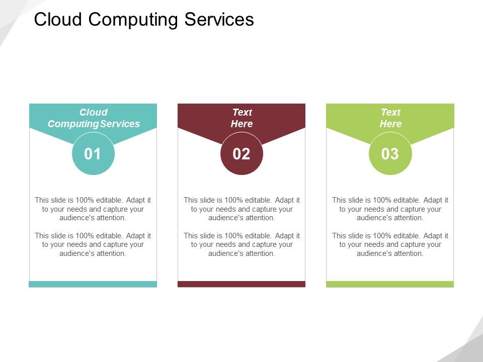 Cloud Computing Services Ppt PowerPoint Presentation Slide Download Cpb