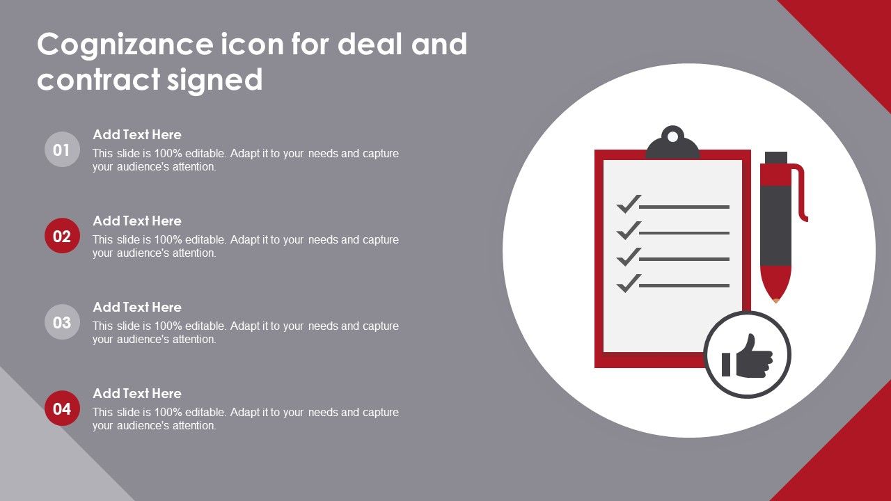 Cognizance_Icon_For_Deal_And_Contract_Signed_Inspiration_PDF_Slide_1.jpg