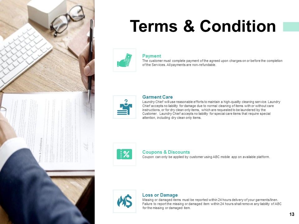 Commercial Laundry Service Proposal Ppt PowerPoint Presentation Complete Deck With Slides Slide13