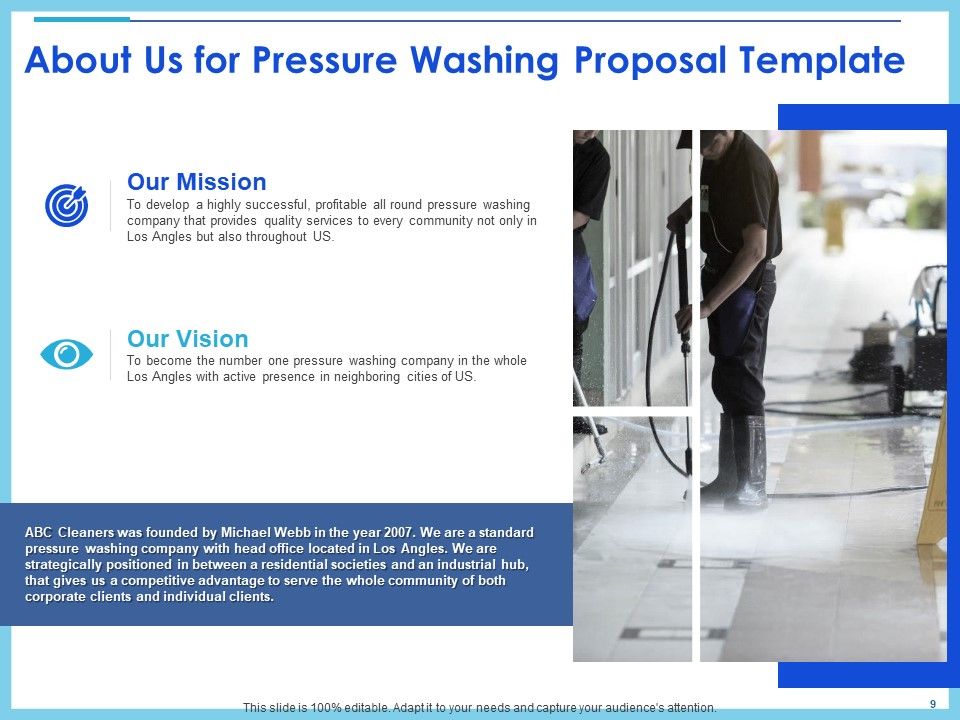 Commercial Pressure Washing Contract Template Ppt PowerPoint Presentation Complete Deck With Slides Slide09