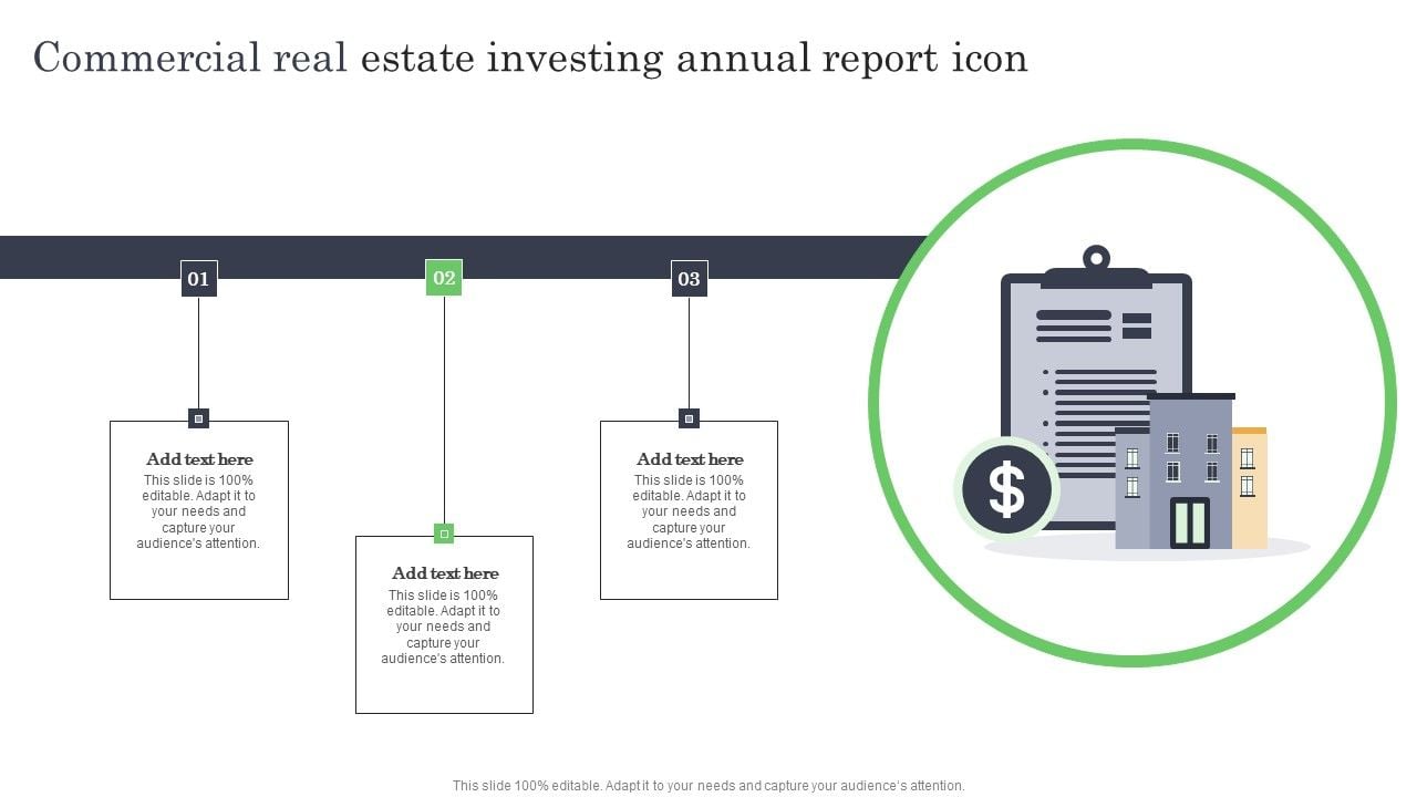 Commercial_Real_Estate_Investing_Annual_Report_Icon_Ppt_Layouts_Display_Slide_1.jpg
