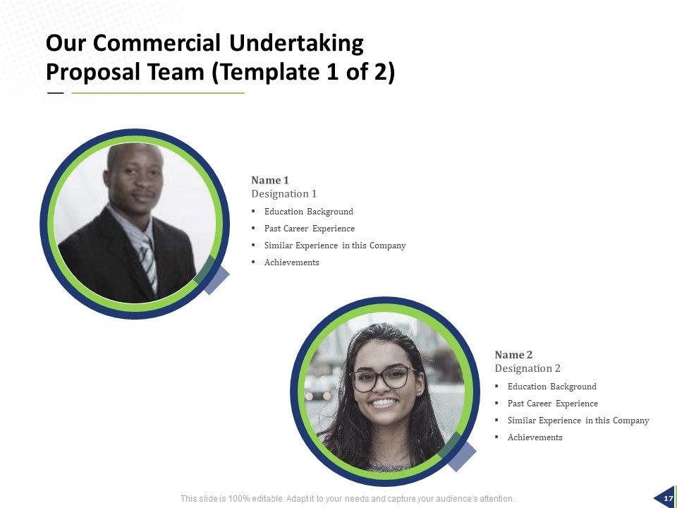 Commercial Undertaking Proposal Ppt PowerPoint Presentation Complete Deck With Slides Slide17
