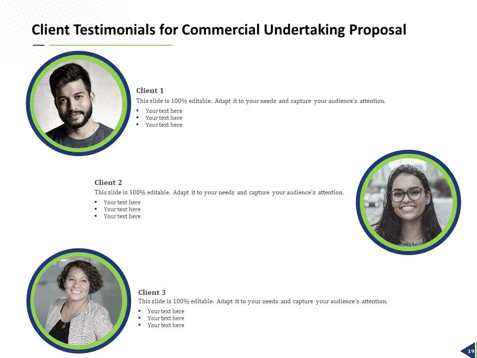 Commercial Undertaking Proposal Ppt PowerPoint Presentation Complete Deck With Slides Slide19