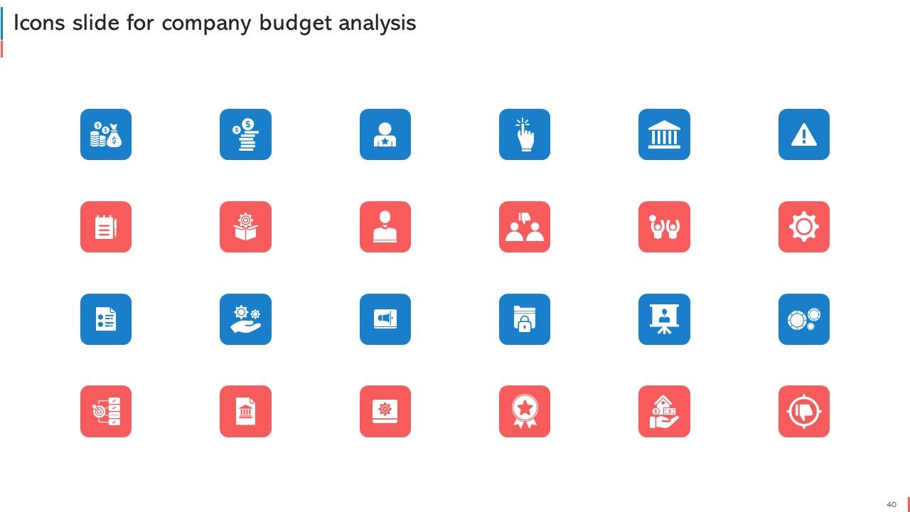 Company Budget Analysis Ppt PowerPoint Presentation Complete Deck With Slides Slide40