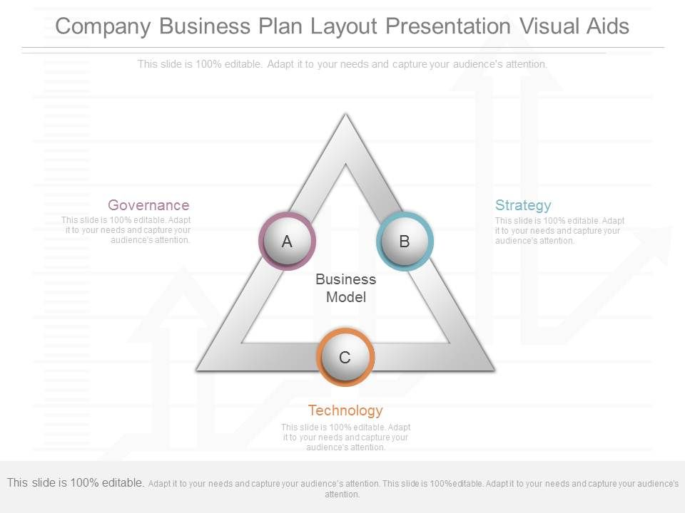 Company Business Plan Layout Presentation Visual Aids