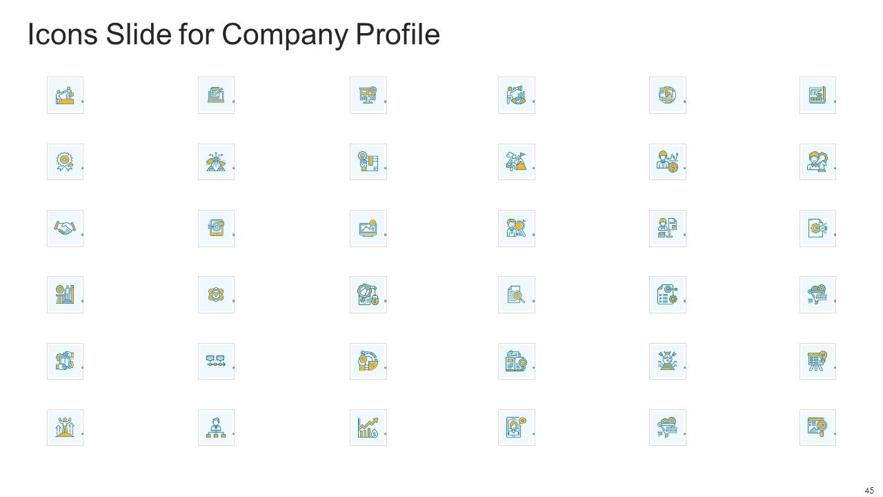 Company Profile Ppt PowerPoint Presentation Complete Deck With Slides Slide45