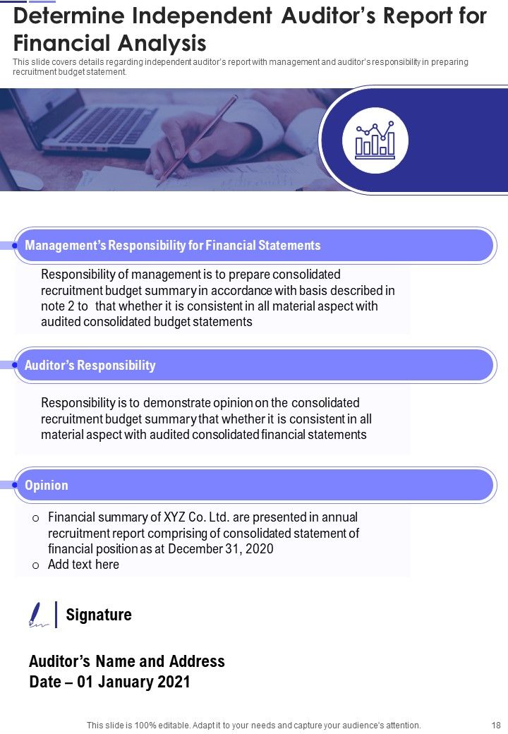 Company Recruitment Yearly Statement One Pager Documents
