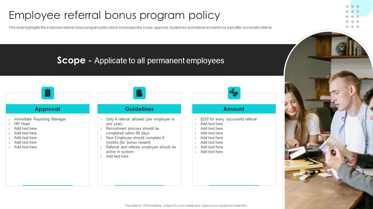 Company Rules And Regulations Manual Employee Referral Bonus Program ...