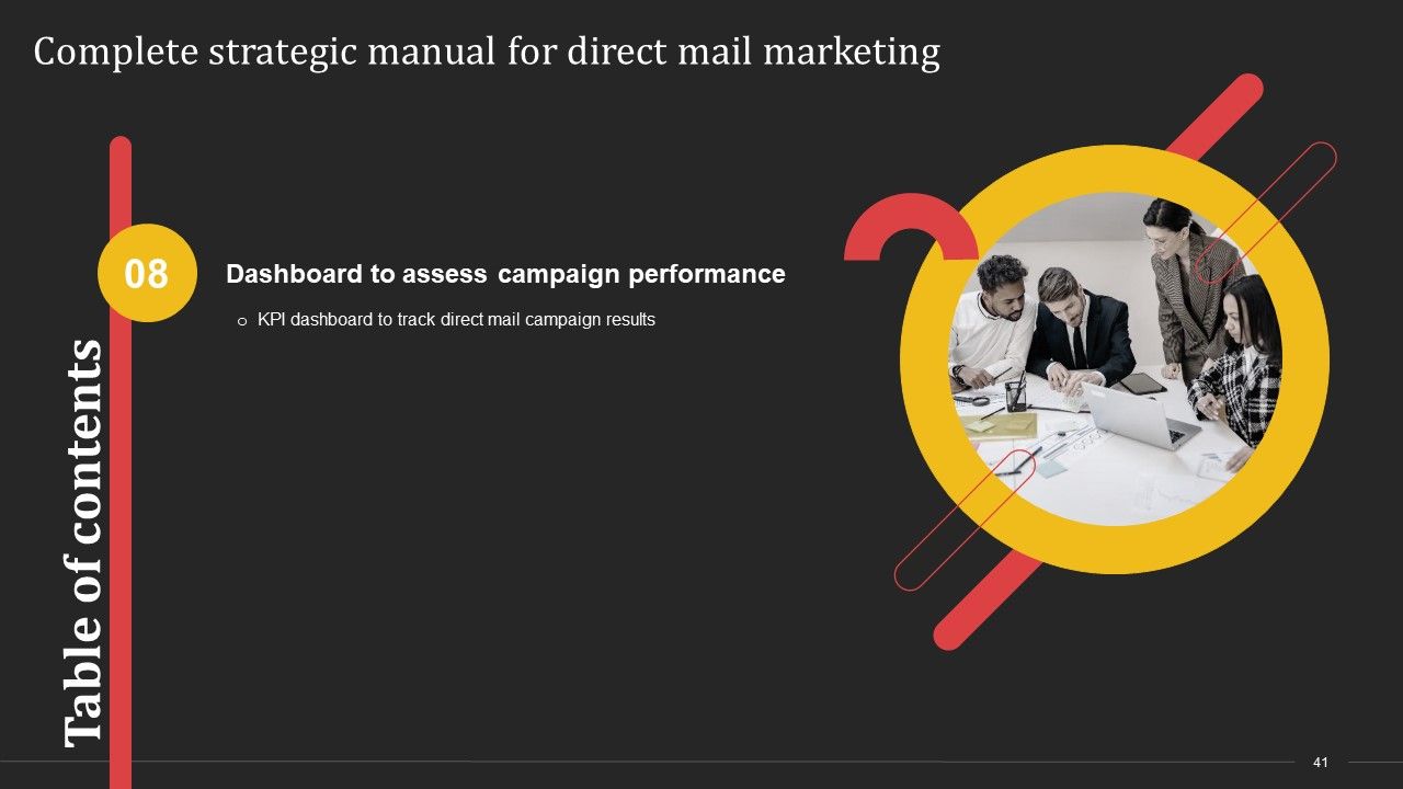 Complete Strategic Manual For Direct Mail Marketing Ppt PowerPoint Presentation Complete Deck With Slides Slide41