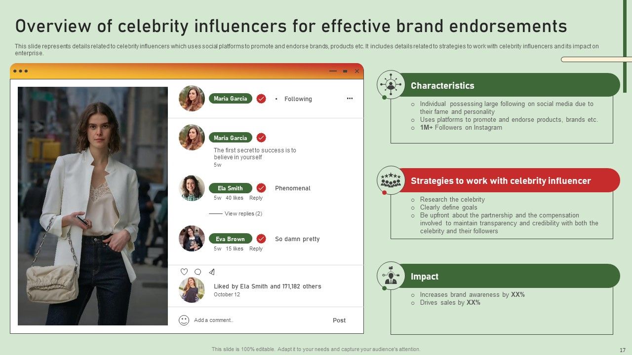 Comprehensive Influencer Promotional Guide To Improve Brand Reputation Ppt PowerPoint Presentation Complete Deck With Slides Slide17