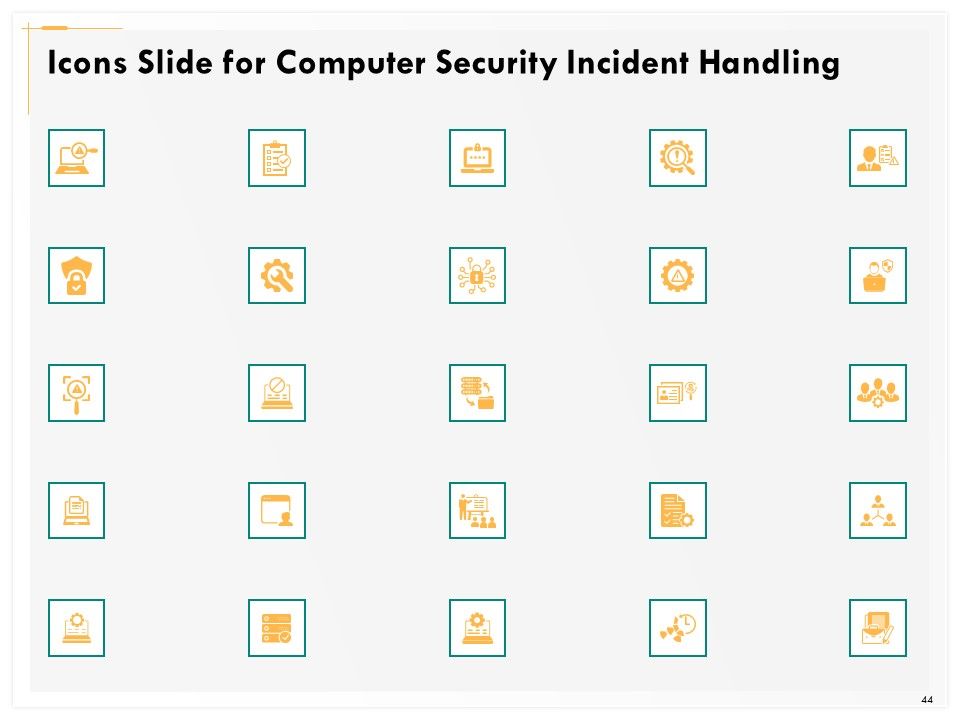 Computer Security Incident Handling Ppt PowerPoint Presentation Complete Deck With Slides Slide44