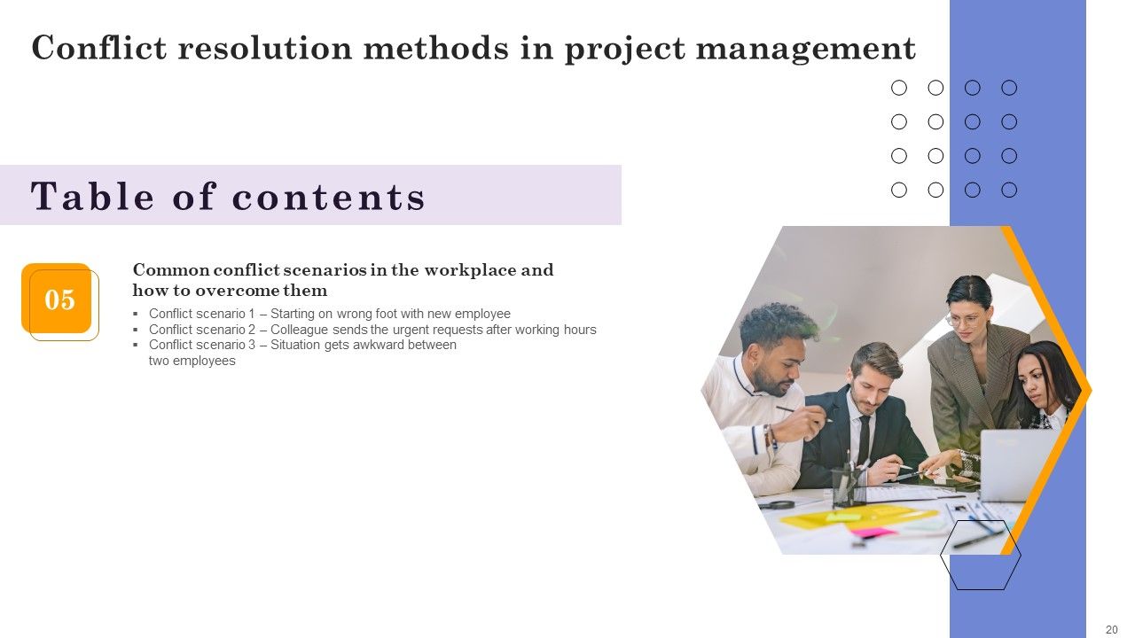 Conflict Resolution Methods In Project Management Ppt PowerPoint Presentation Complete Deck With Slides Slide20