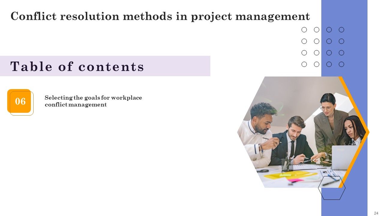 Conflict Resolution Methods In Project Management Ppt PowerPoint Presentation Complete Deck With Slides Slide24
